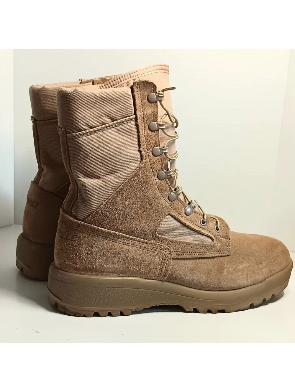 Belleville 390 DES Hot Weather Combat Boots Desert Tan 12R US Army Compliant EUC